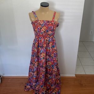 B-O-G Collective Red Floral Dress